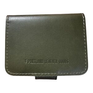 Portland Leather Goods Card Case Army Green